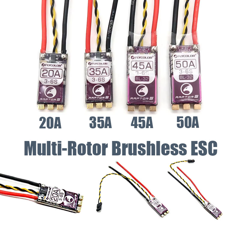 Fpv Drone Battery - FLYCOLOR Raptor5 Multi-Rotor Brushless ESC 20A
