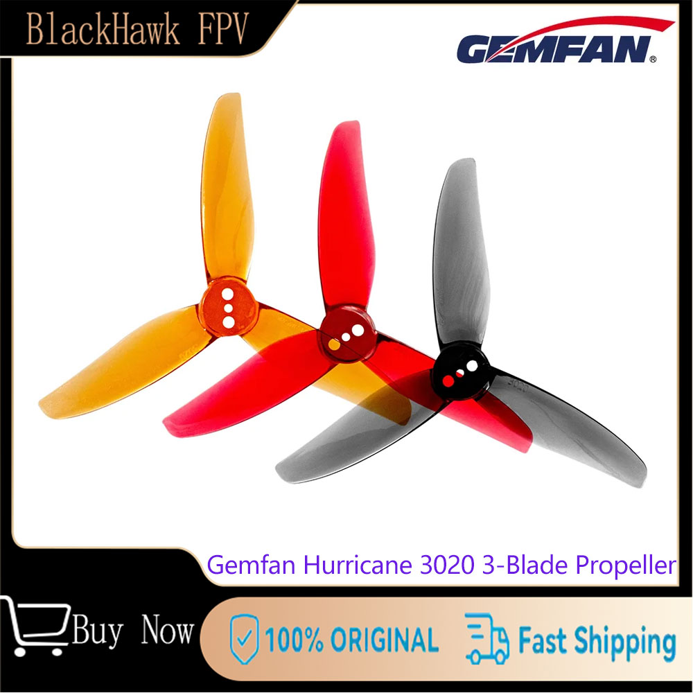 Fpv Drone Goggles - 2Pairs Gemfan Hurricane 3020 3-Blade 3