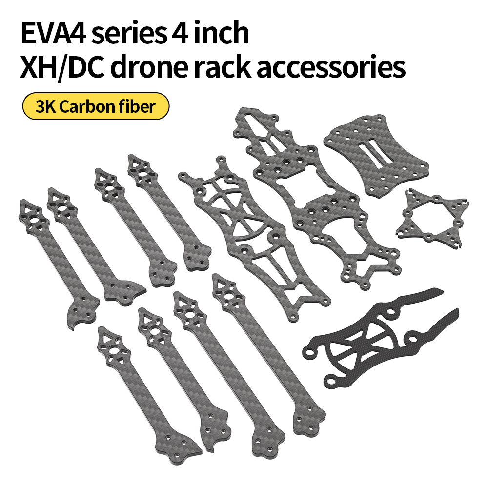 Fpv Drone Frame - EVA4 Parts FPV Racing Drone All