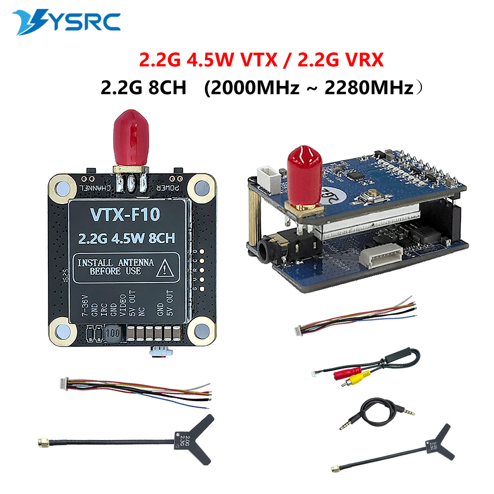 2.0-2.2G 4.5W VTX 8CH FPV Vide - Fpv Drone Transmitter のレビューと価格