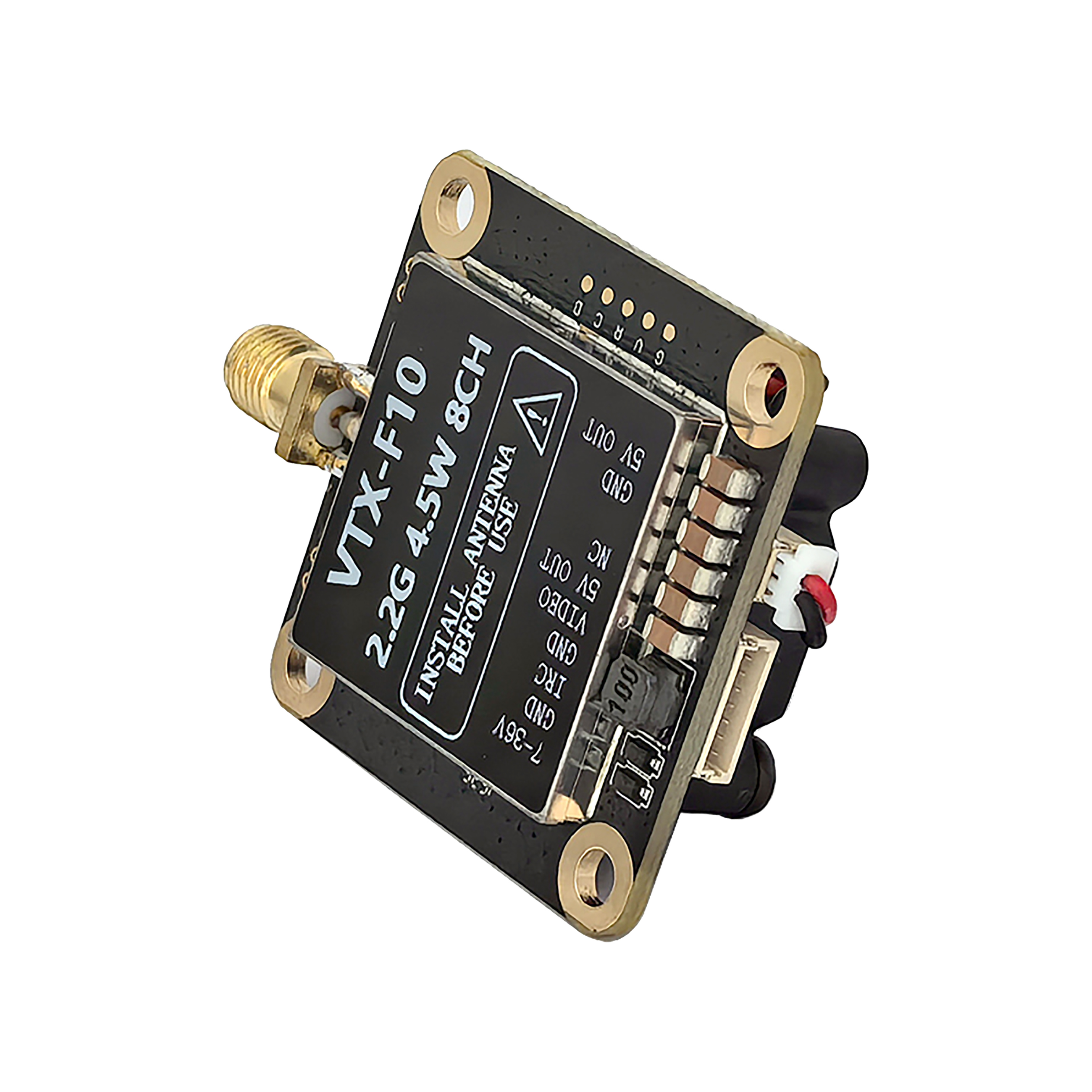 2.0-2.2G 4.5W VTX 8CH FPV Vide - Fpv Drone Transmitter のレビューと価格