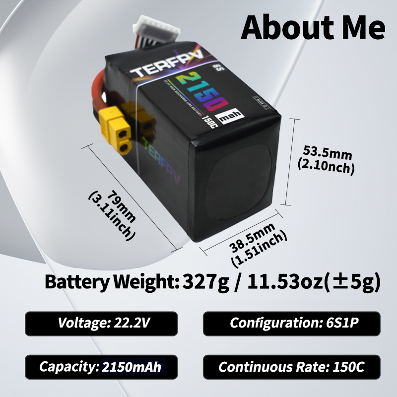 TERFPV Lipo Battery 6S 22.2V 1 - Fpv Drone Battery のレビューと価格