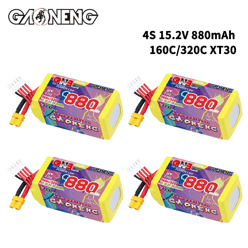 GNB 4S 880mAh 15.2V 160C/320C  - Fpv Drone Battery のレビューと価格