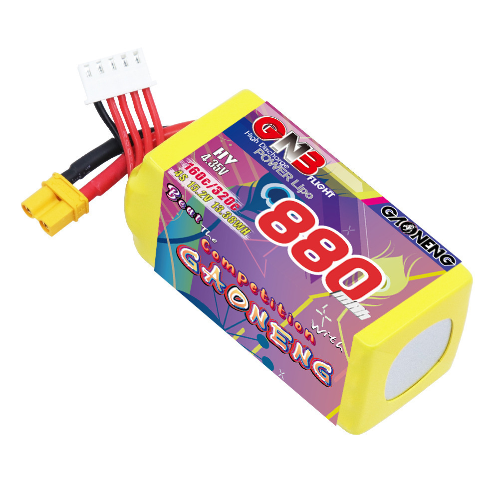 GNB 4S 880mAh 15.2V 160C/320C  - Fpv Drone Battery のレビューと価格