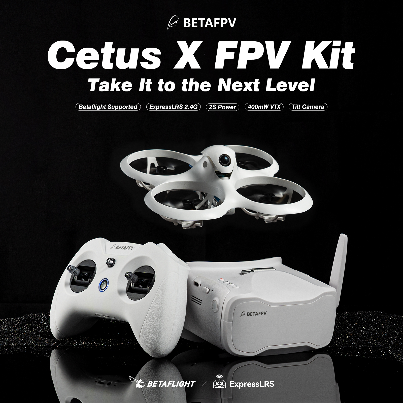 BETAFPV Cetus X FPV Kit Racing - Fpv Drone Goggles のレビューと価格