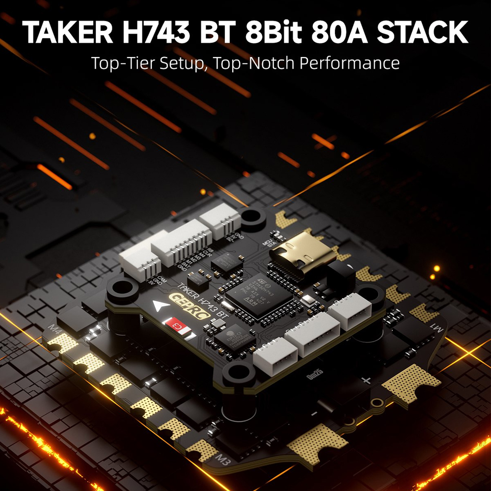 GEPRC TAKER H743 BT 8Bit 80A S - Fpv Drone Esc のレビューと価格