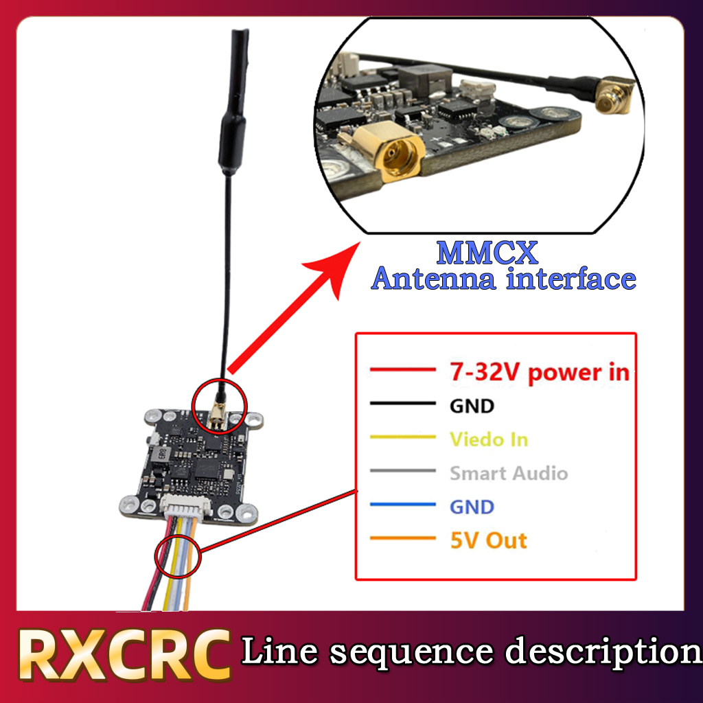RXCRC 5.8G Module 48CH 1.6W VT - Fpv Drone Frame のレビューと価格