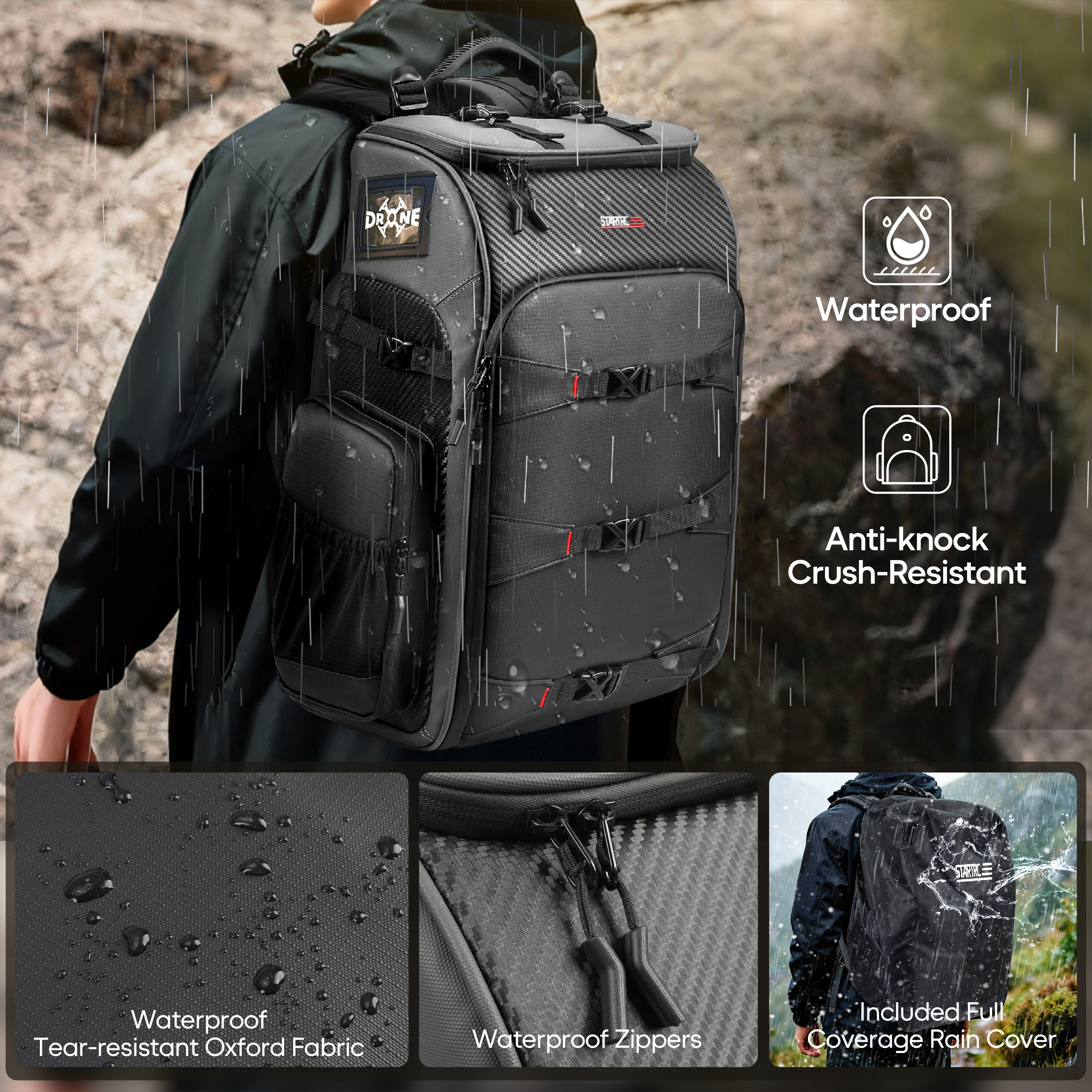 FPV Drone Backpack 40L Profess - Fpv Drone Bag のレビューと価格