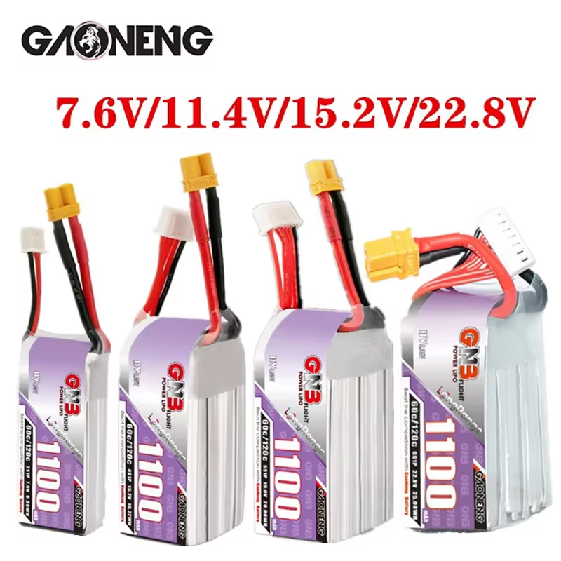 GNB 1100mAh 2S 3S 4S 6S 60C/12 - Fpv Drone Battery のレビューと価格