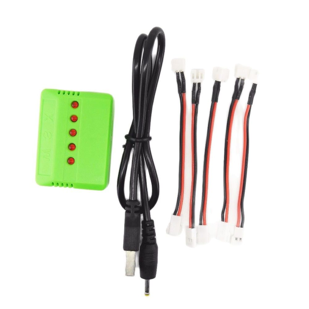 5PCS Cables And 1X 5 In 1 USB  - Fpv Drone Charger のレビューと価格