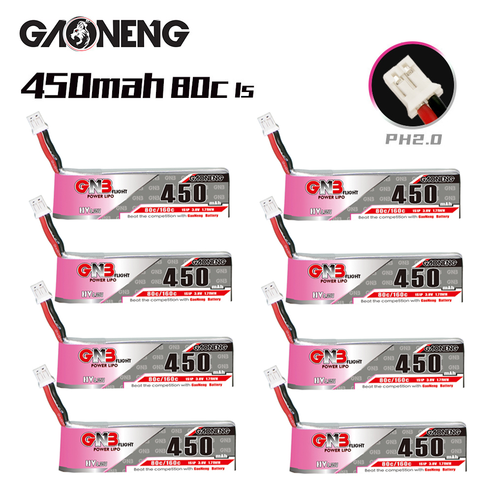 GNB HV 1S 3.8V 450mAh 80C/160C - Fpv Drone Battery のレビューと価格