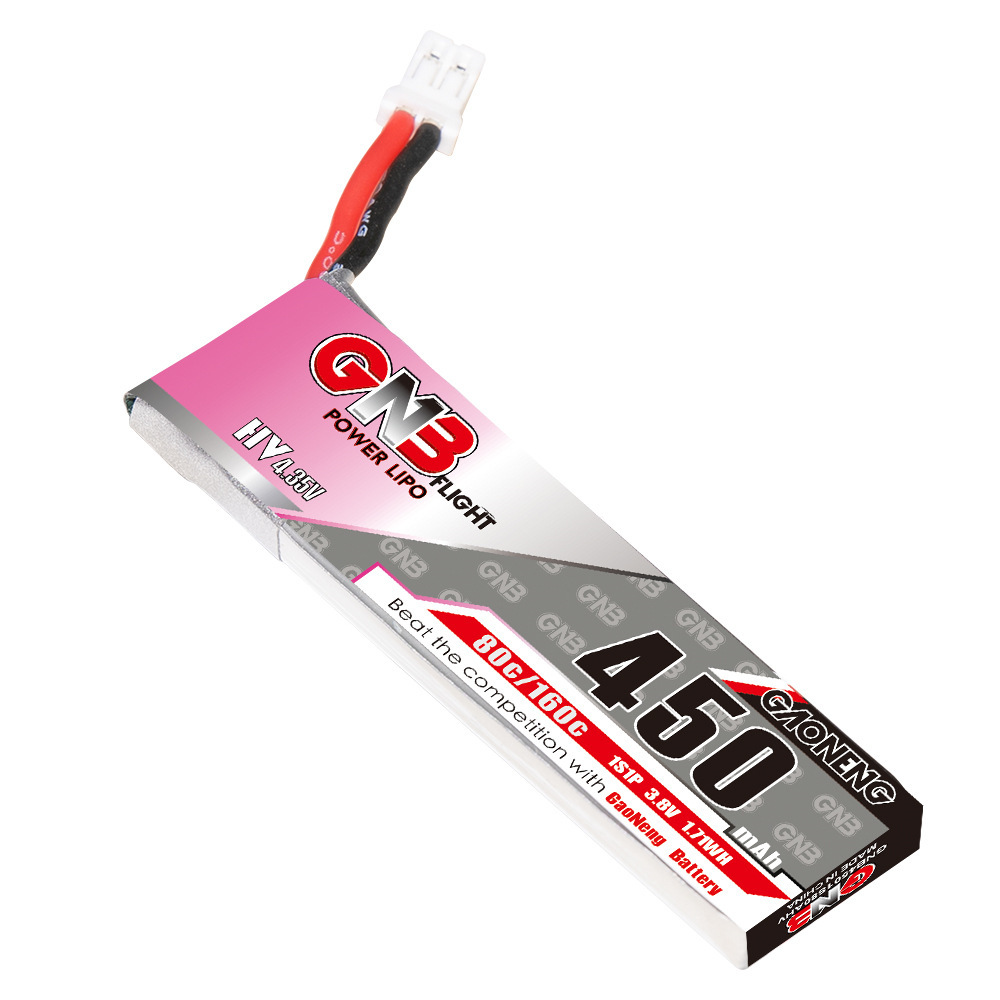 GNB HV 1S 3.8V 450mAh 80C/160C - Fpv Drone Battery のレビューと価格