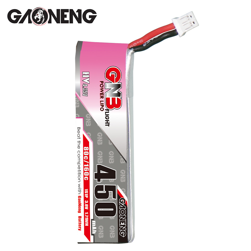 GNB HV 1S 3.8V 450mAh 80C/160C - Fpv Drone Battery のレビューと価格