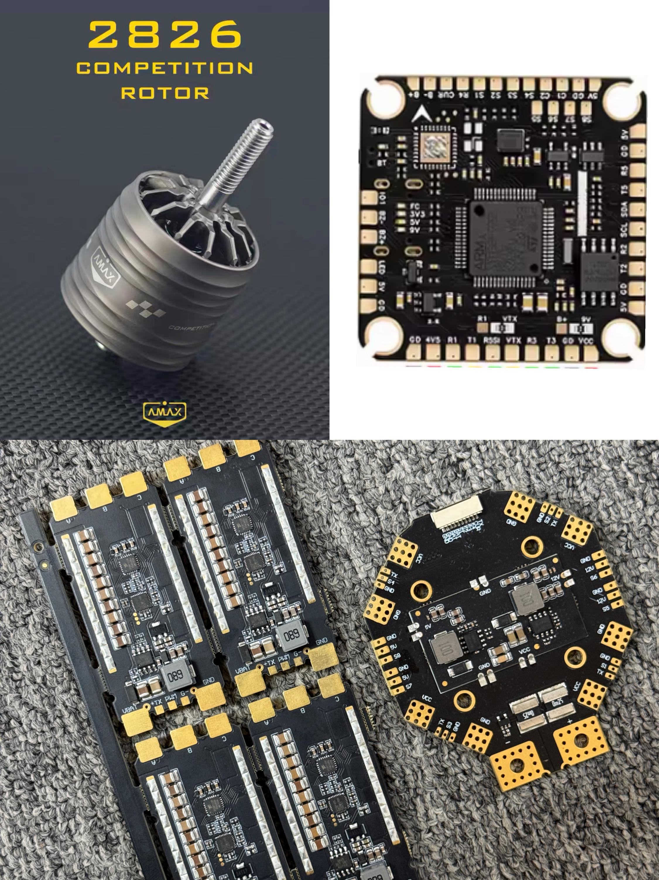 2826 800KV Brushless Motor 4PC - Fpv Drone Esc のレビューと価格