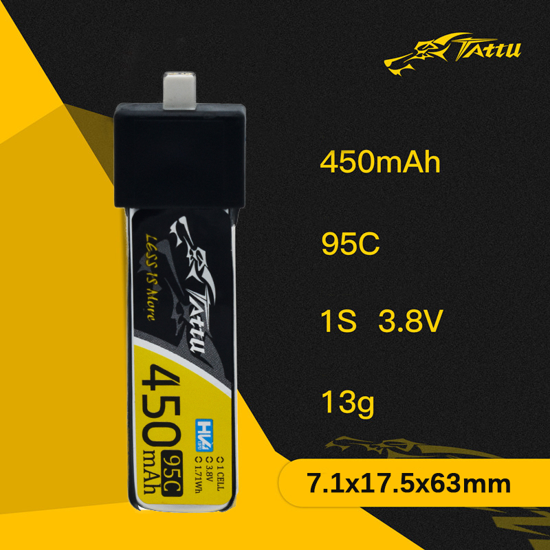 3Pcs NEW TATTU 450/500/550mAh  - Fpv Drone Battery のレビューと価格