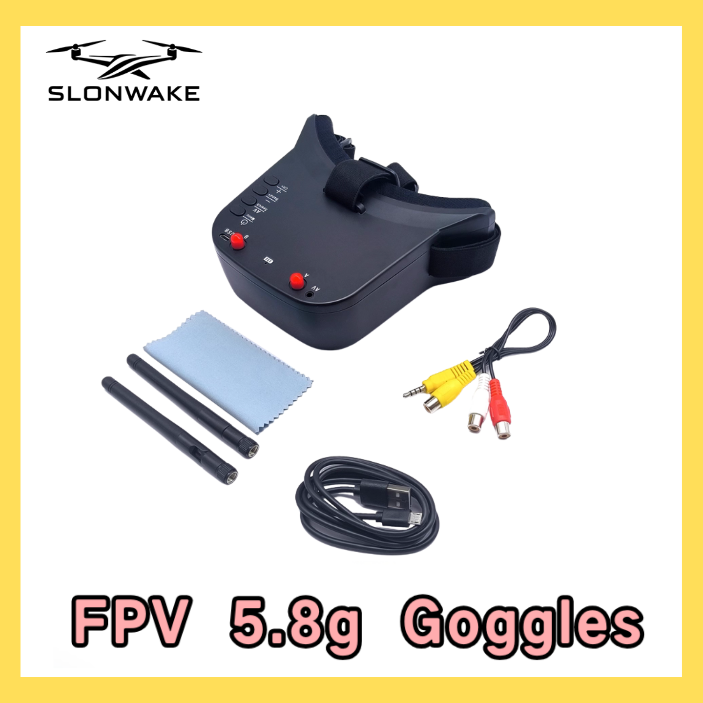 SLONWAKE 5.8G 48CH FPV 400mw V - Fpv Drone Frame のレビューと価格