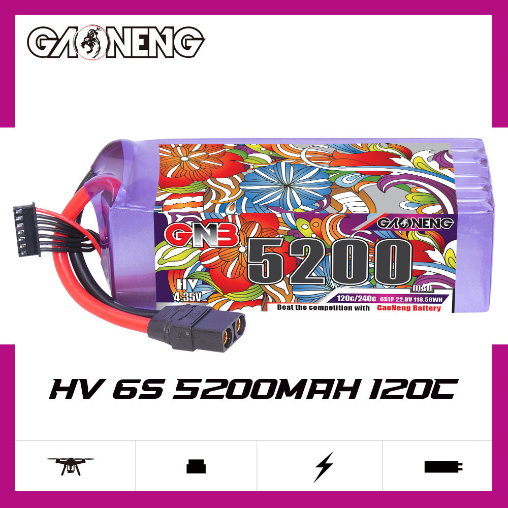 GNB Lipo Battery 6S 22.8V 3000 - Fpv Drone Battery のレビューと価格
