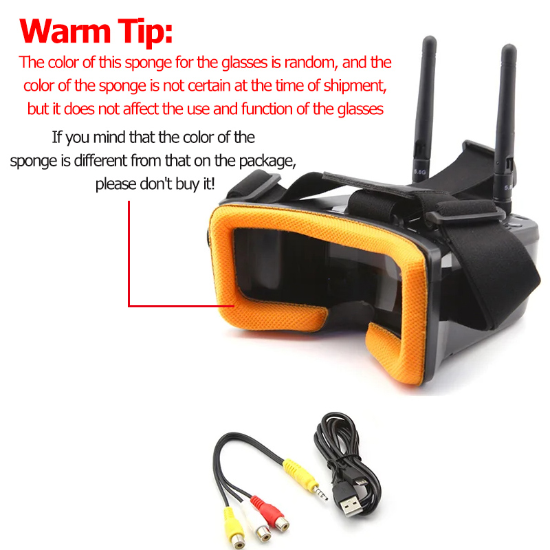 VR009 FPV Video Goggles 3Inch  - Fpv Drone Antenna のレビューと価格