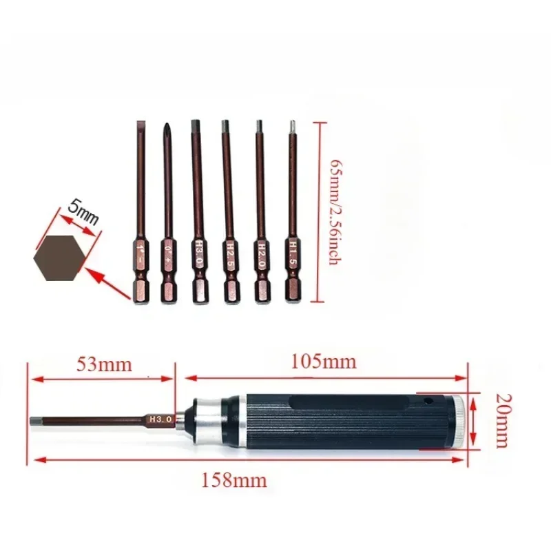 6 in 1 Screwdrivers Repair Too - Fpv Drone Tool Kit のレビューと価格