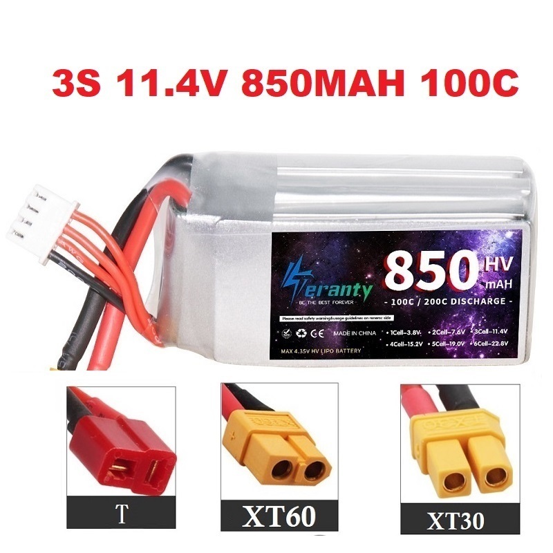 1/2/3PCS TERANTY 3S 11.4V Lipo - Fpv Drone Battery のレビューと価格
